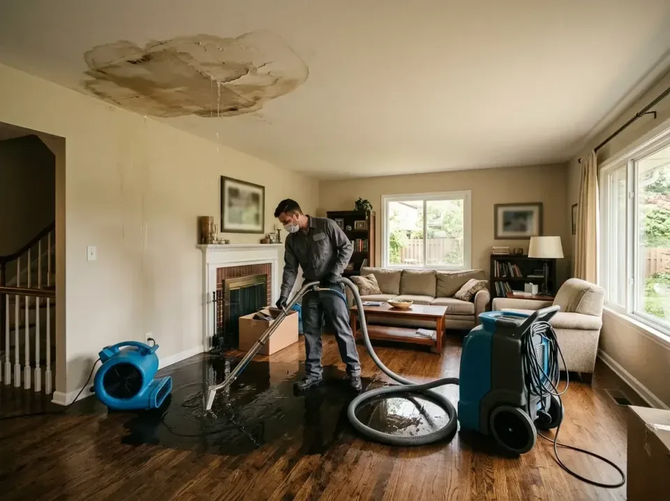 attic-pipe-burst-ceiling-drip-008 — frequently asked questions, Water Damage Restoration & Carpet Care in Manhattan Beach, CA